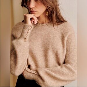 Sezane Louise Jumper sz S Light Beige